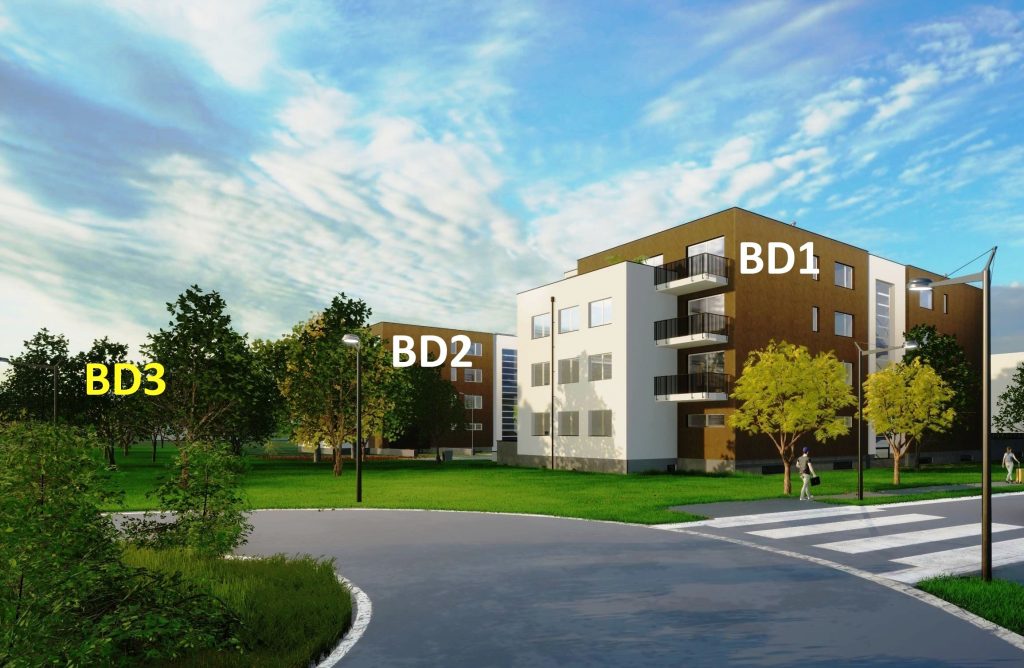 Residence Kaskáda – Etapa B – bytové domy