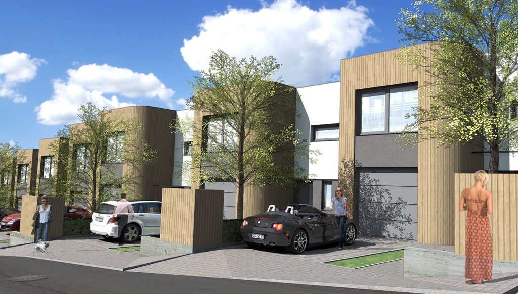 Residence Kaskáda – Etapa F – řadové rodinné domy